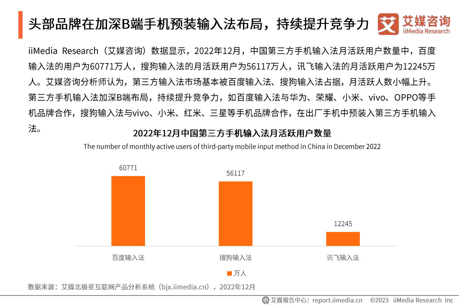 2022年中国第三方手机输入法行业开展研究陈述-（附下载）