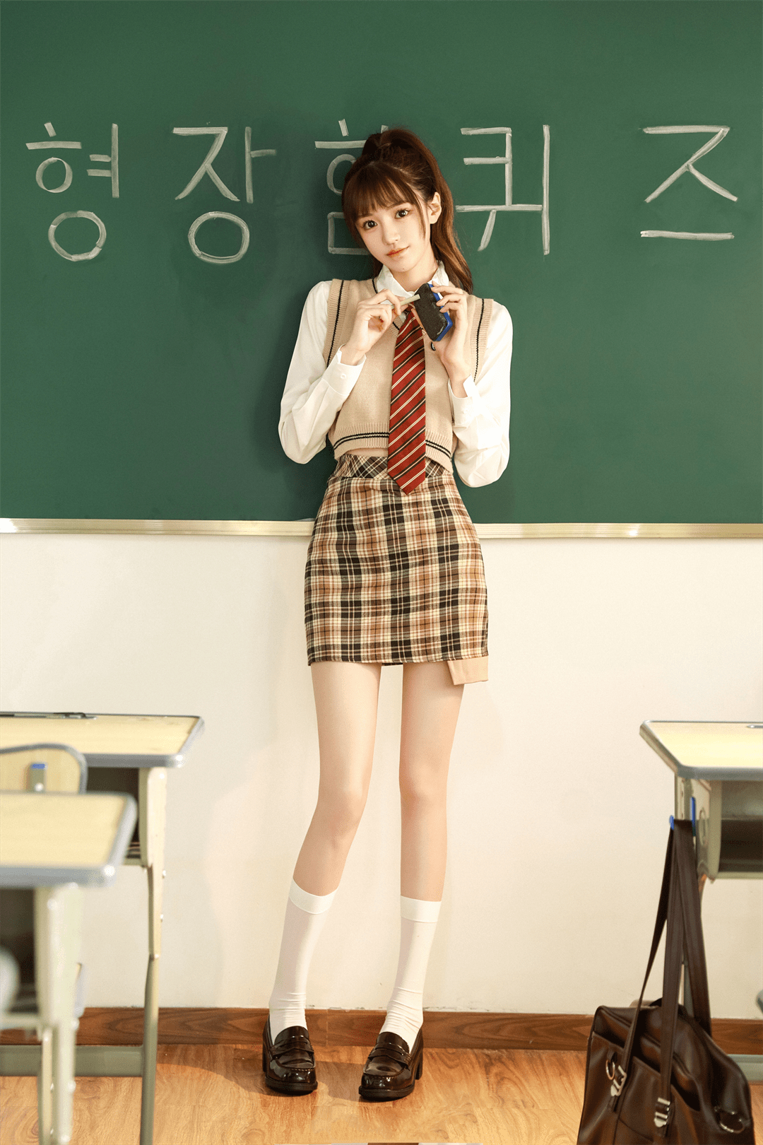 学院风少女写真|腿长2米的美女心动了吗?_瞬间_时代_女孩