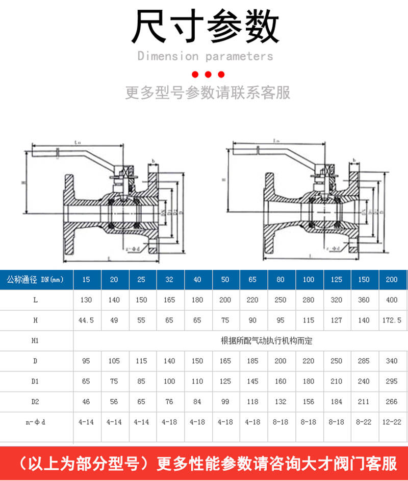 q641m-16p 氣動一體式高溫法蘭球閥-重慶大才閥門_密封_球體_製藥