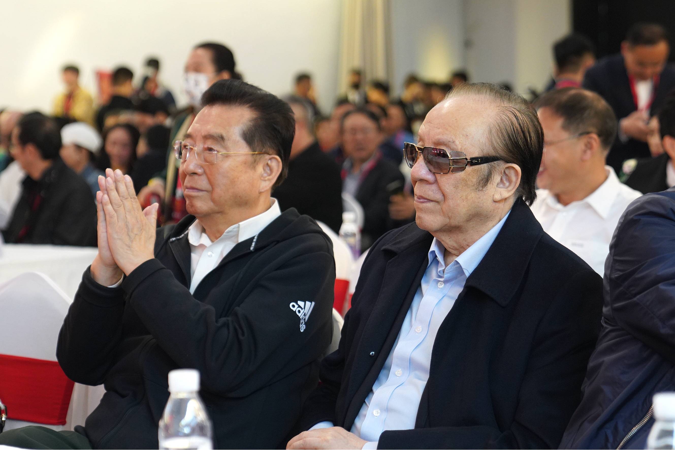 中广联合会会长范卫平,中广联合会副会长兼秘书长黄炜,党委书记包峰