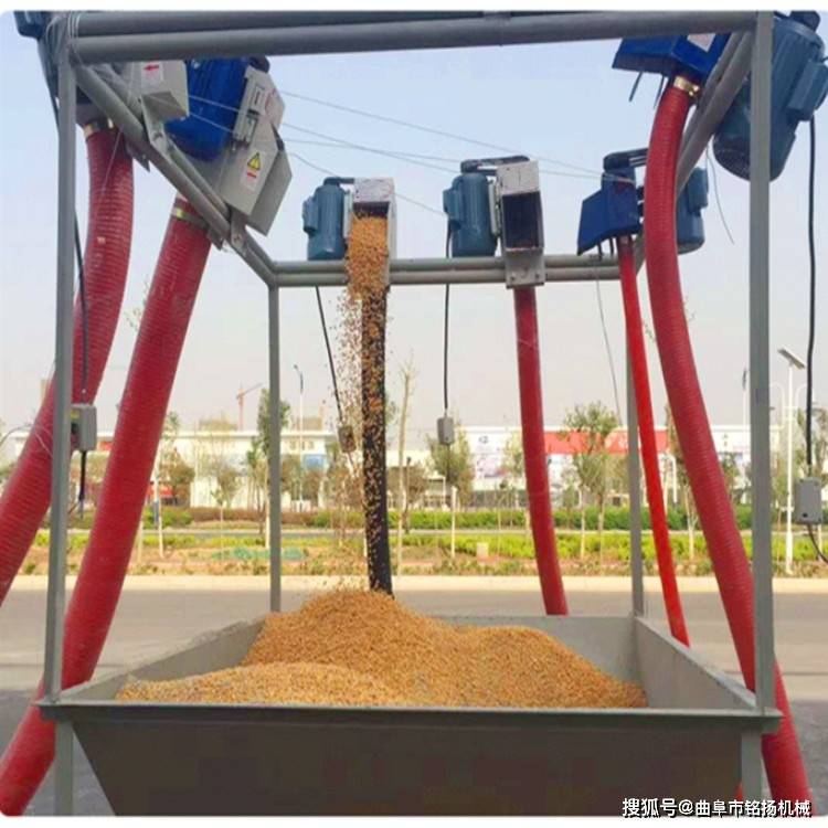可随意弯曲大吸力抽料机 100汽油式软管抽粮机 柴油驱动软管吸料机