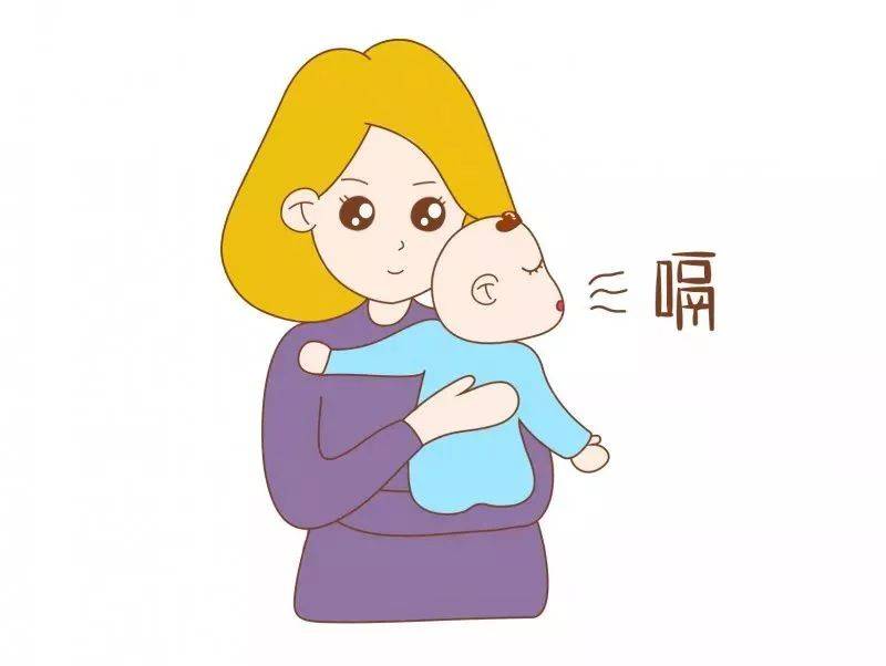 竖抱给宝宝拍嗝都要注意哪些呢?_时候_力度_位置