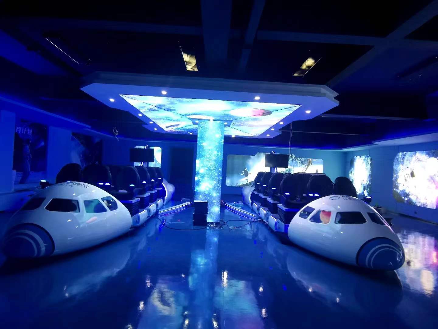 普乐蛙--华夏方舟普乐蛙--华夏方舟超前科技感飞船外观造型,三自由度