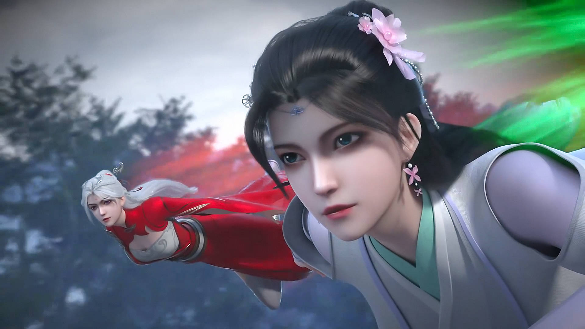 国漫《仙武传》高清壁纸:国漫女神楚萱儿壁纸_叶辰_妻子_女帝