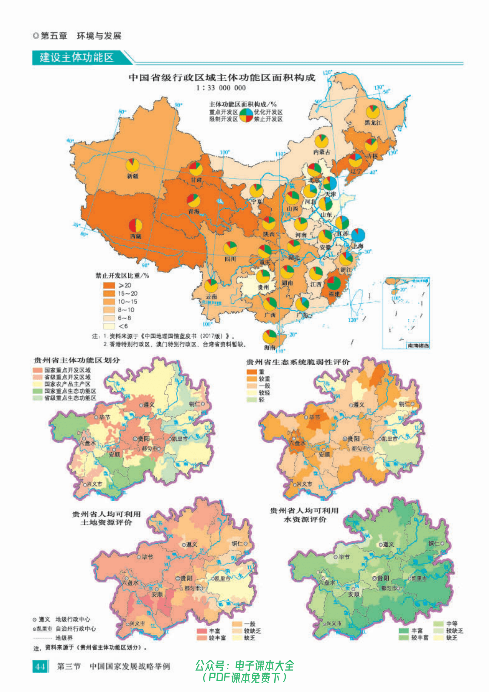 高中地理必修第二册《地理图册》高清pdf电子版_地图_剖面图_灵魂