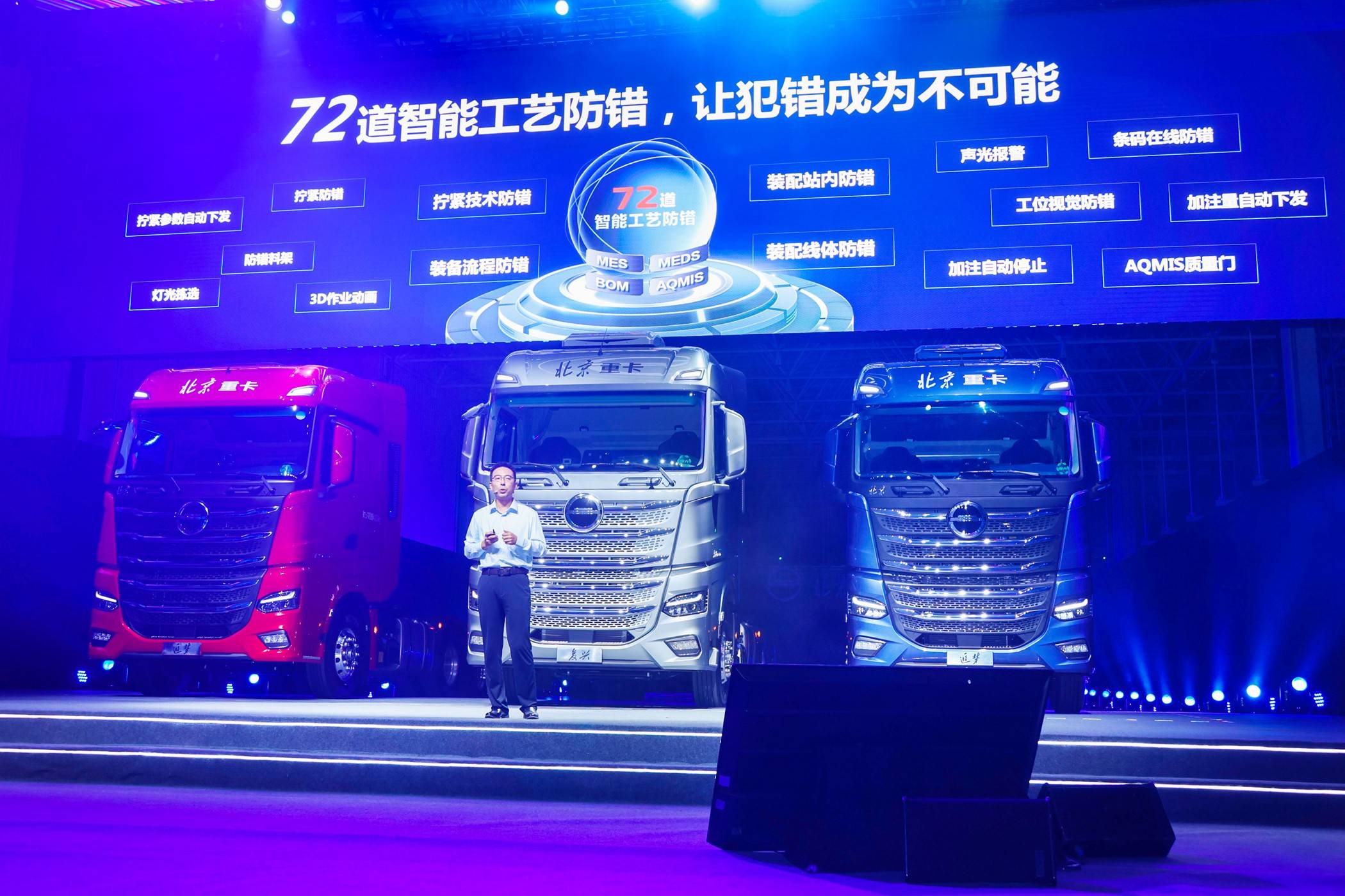 复兴/追梦两大平台发布 北京重卡全新中高端数智重卡全球上市_搜狐汽车_搜狐网