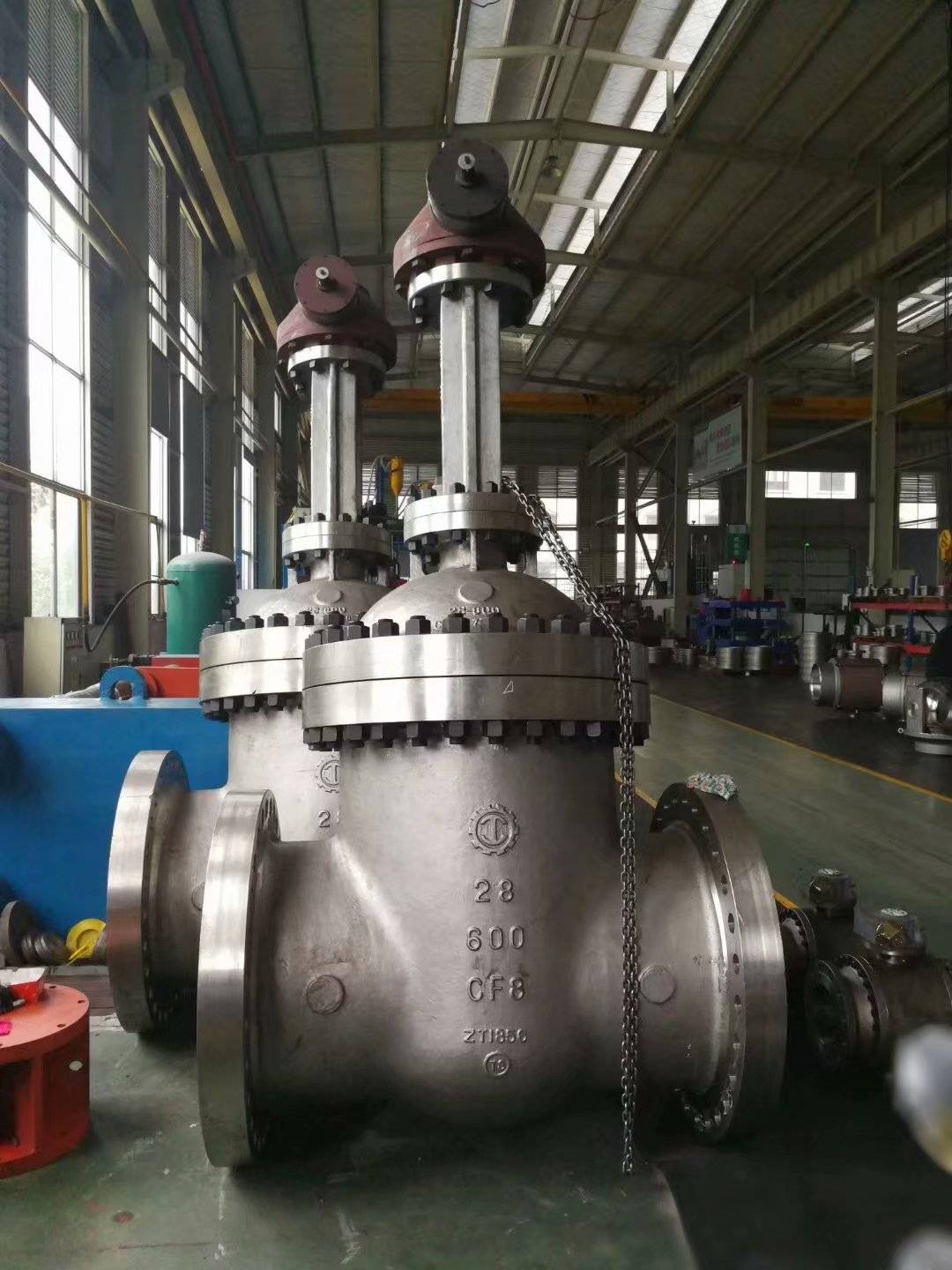 z940h-40大口径高温高压闸阀闸阀_阀门_闸板_流体