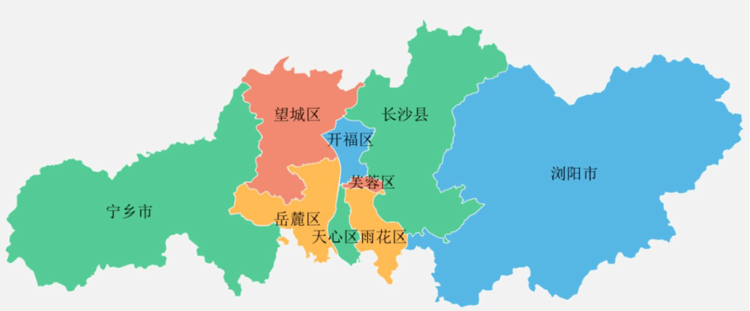 浏阳乡镇分布地图图片