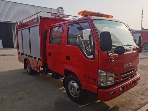 消防红火场照明车_升降_操作_发电机组