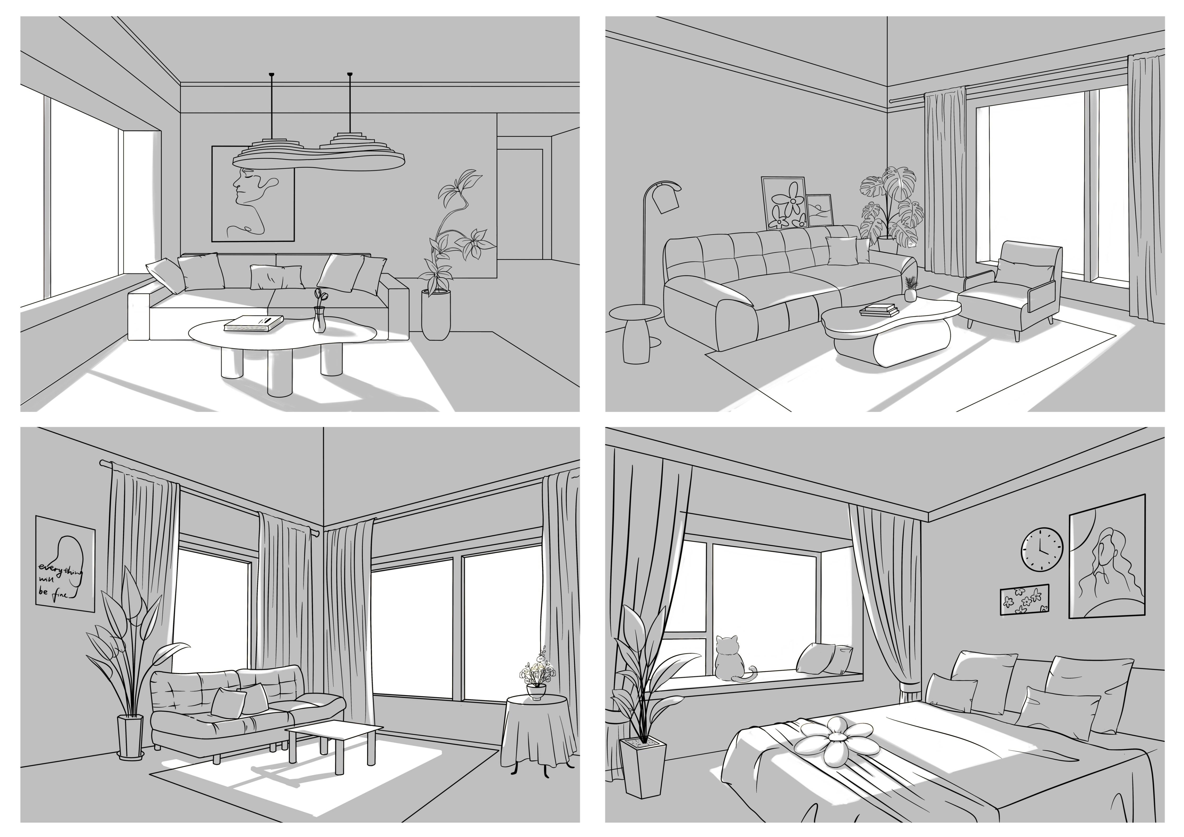 主题: 场景灯光画_风景_装饰_遐想