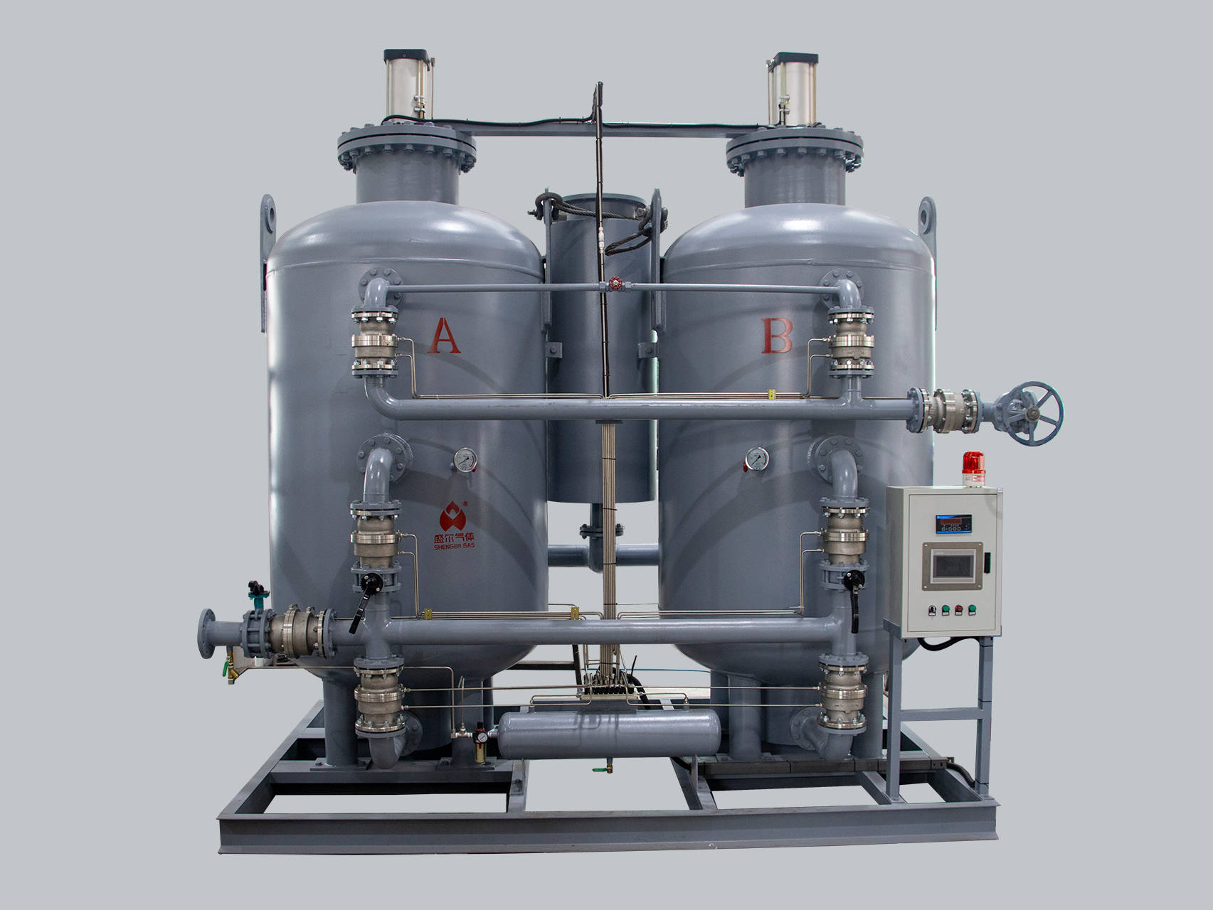 制氮机电磁阀控制气动阀原理_阀门_压缩空气_氮气