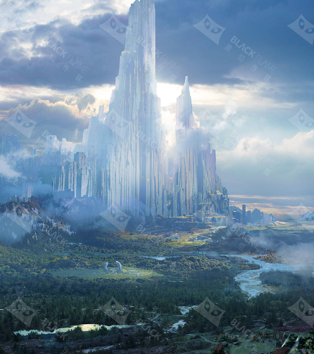 《神印王座》背后的视觉开发团队黑焰概念设计精美场景图分享_嘉奖