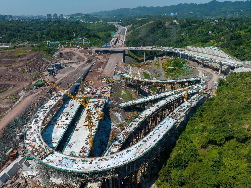重庆快速路六纵线南延伸段年内通车_茶园_主体工程_项目