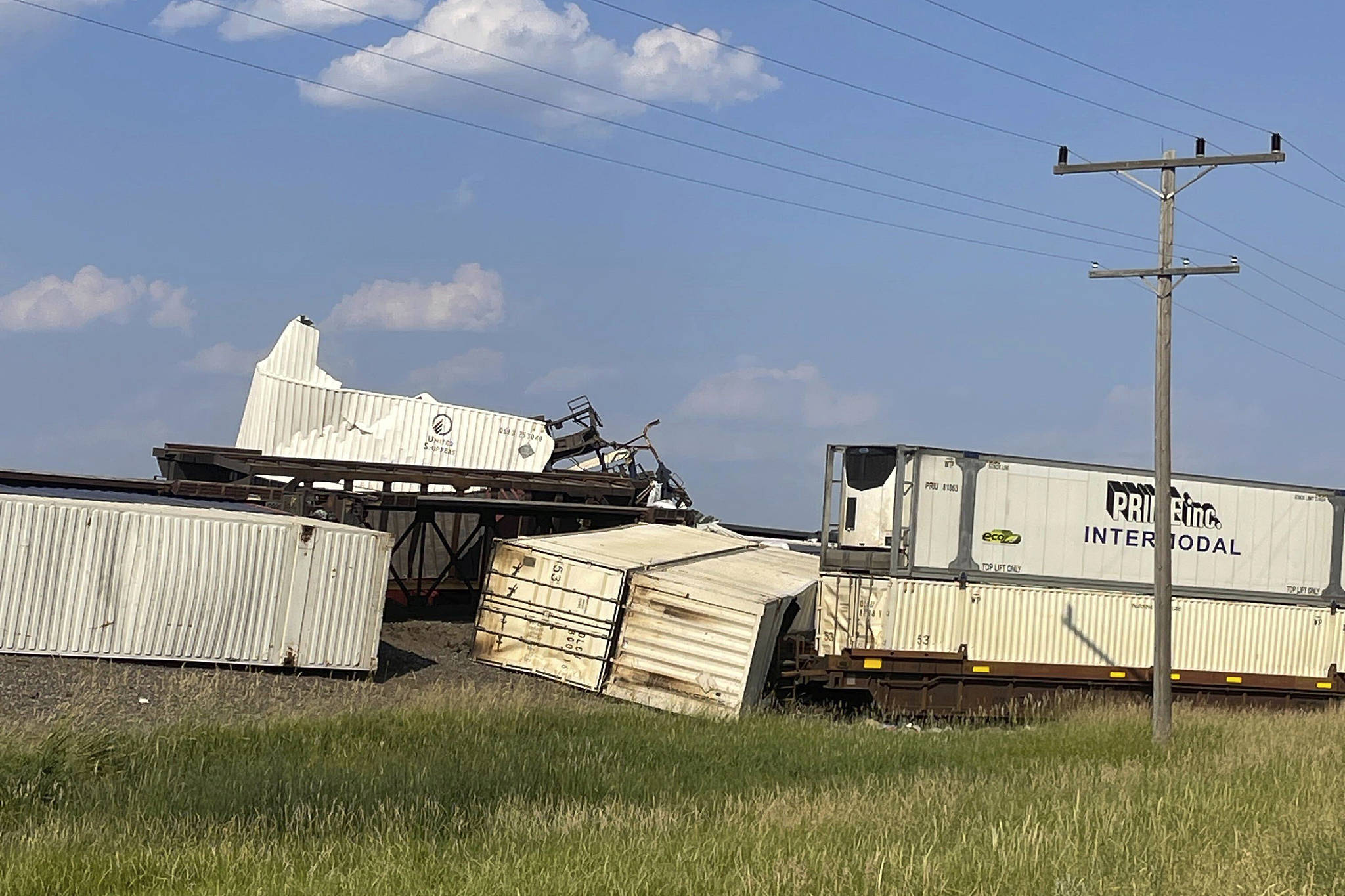美国爱荷华州发生货运列车脱轨事故 - 2018年9月24日, 俄罗斯卫星通讯社