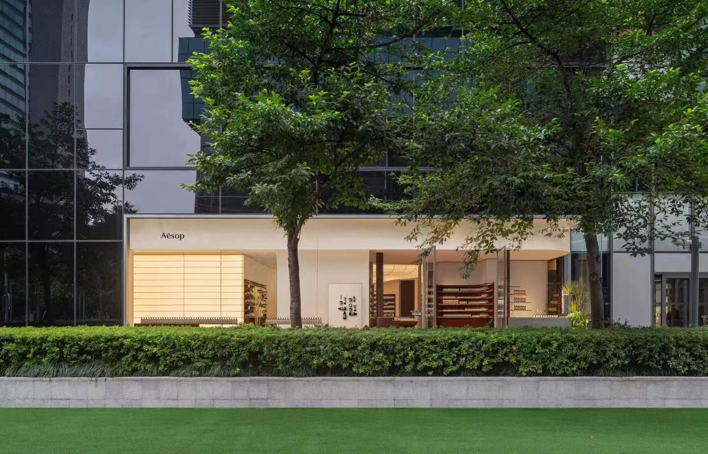 圆融和谐 aesop伊索上海静安嘉里中心店讲述新生故事_空间_设计_店铺