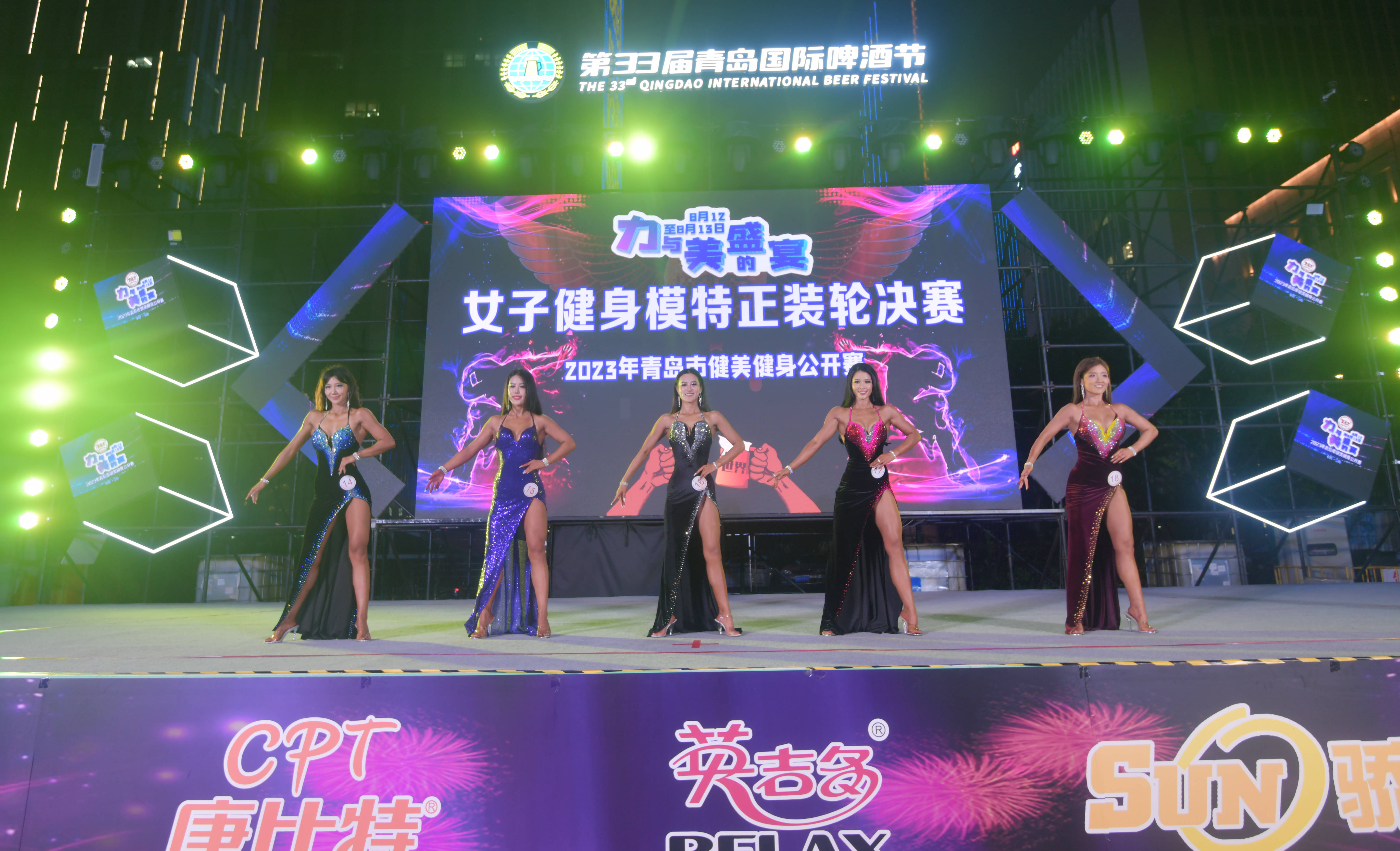中国超模健美比赛图片