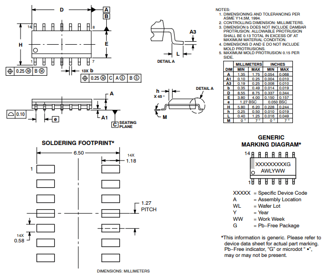 mc74hc14adr2g通用逻辑门芯片原装规格参数及引脚图_设备_应用_传感器