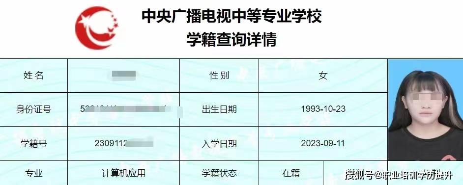 毕业证照片(非必要)②蓝底照片①身份证正反面电大中专只能在各地分校