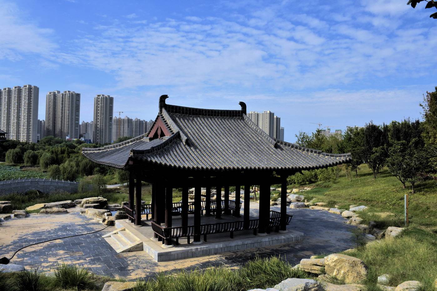 贾鲁河秋游随笔_河床_西流_郑州