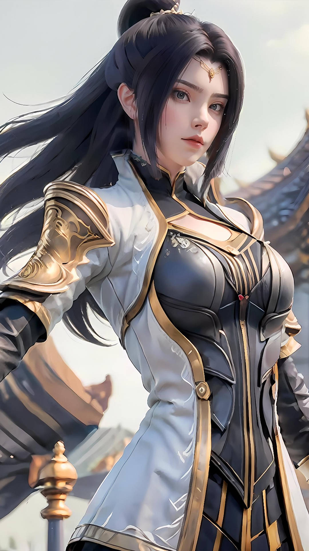 《斗破苍穹》国漫女神夭夜公主AI无水印手机壁纸-搜狐大视野-搜狐新闻