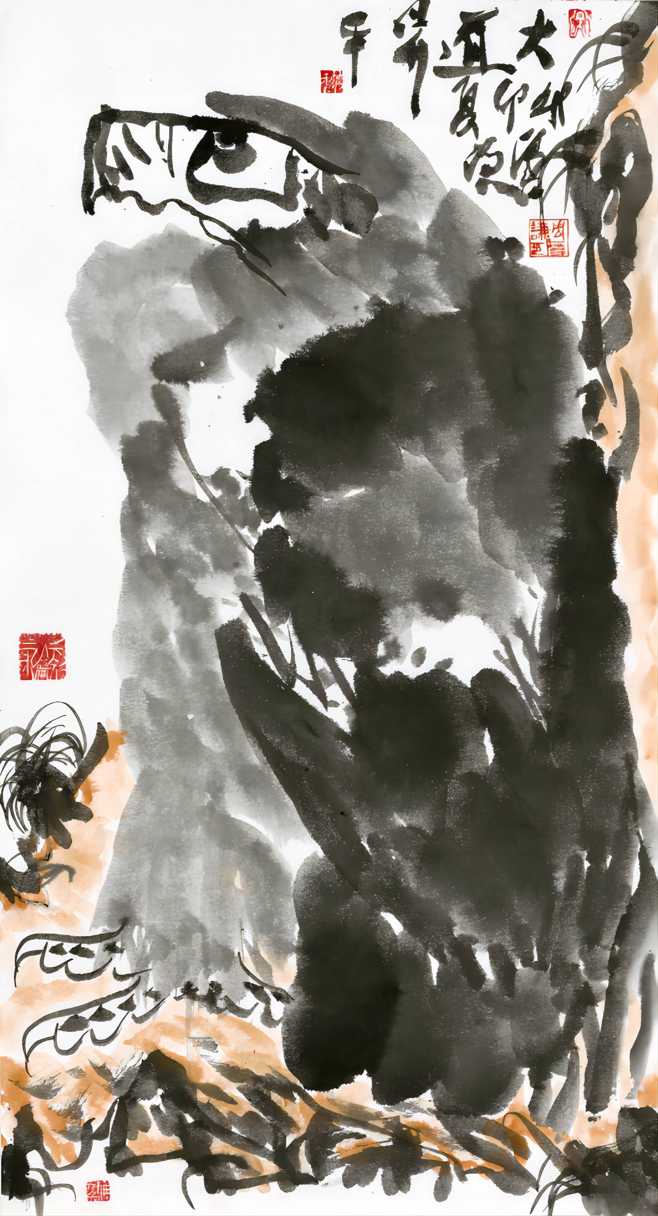 大写意花鸟画家周隐谦笔下的鹰"雄浑大气,气魄纵横"_cm_作品_先生