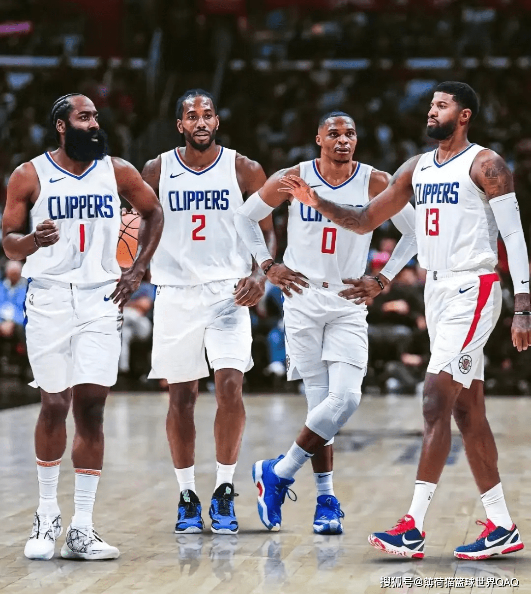 周一晚,洛杉矶快船队在麦迪逊广场花园进行了对阵纽约尼克斯队的比赛