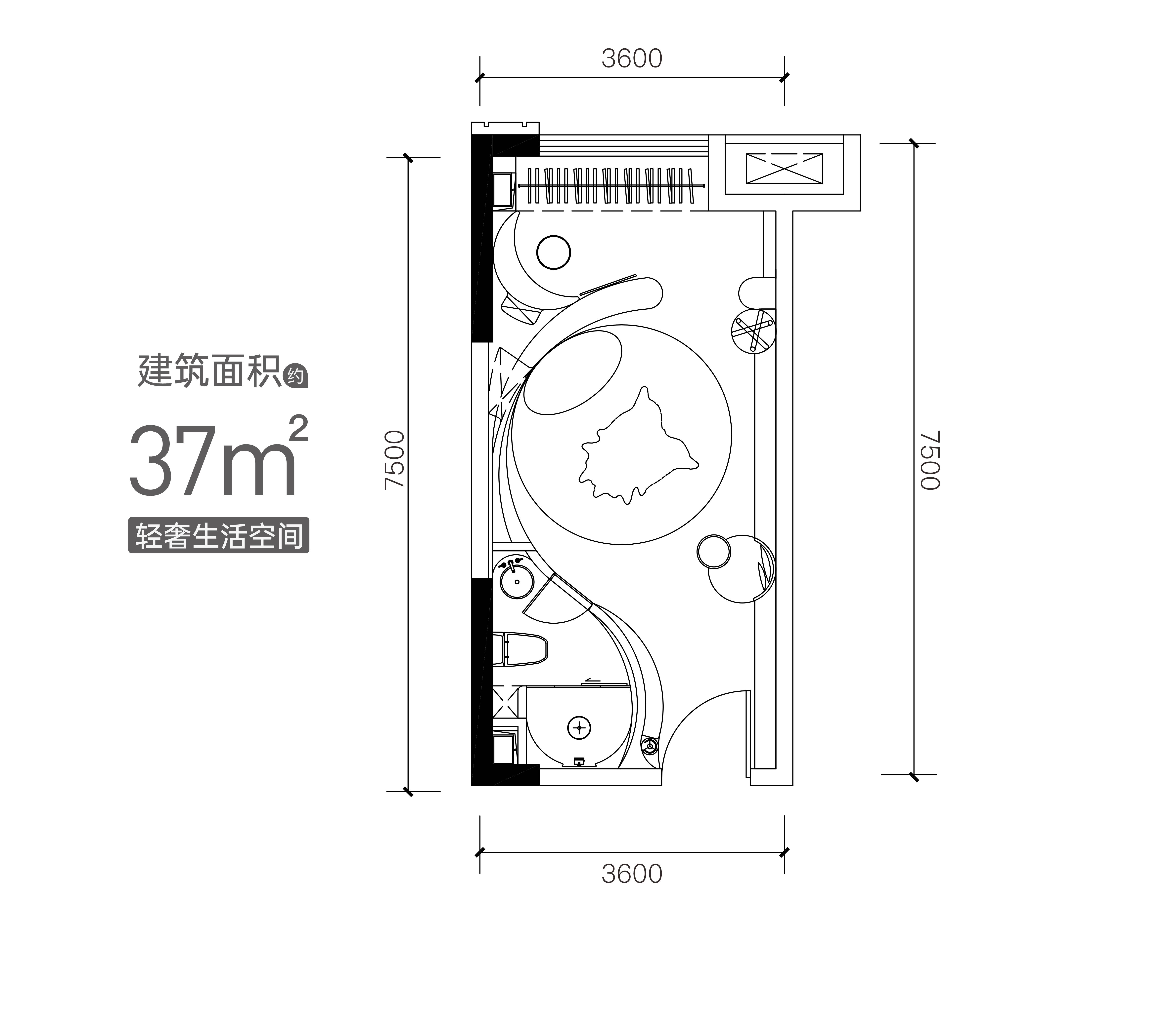 苏州菁华公寓户型图图片