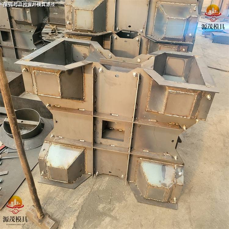 四脚空心消浪块模具 源茂大坝防浪石模具_结构_产品_模型
