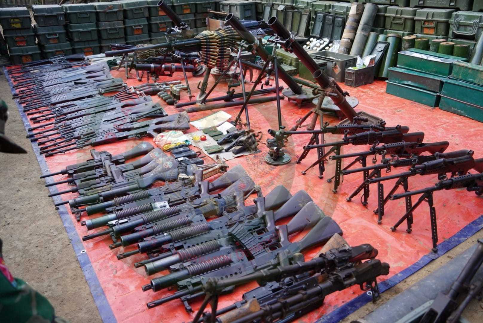 果敢光复之战第三十天:收复木姐金三角国门,缴获155毫米榴弹炮两门_缅