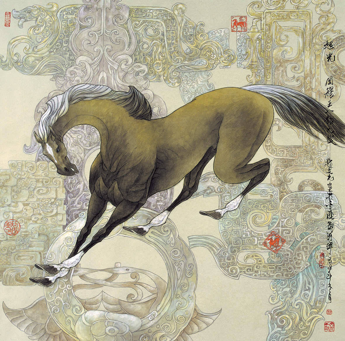 赵文元古代工笔组画作品集_cmx_九龙_中国