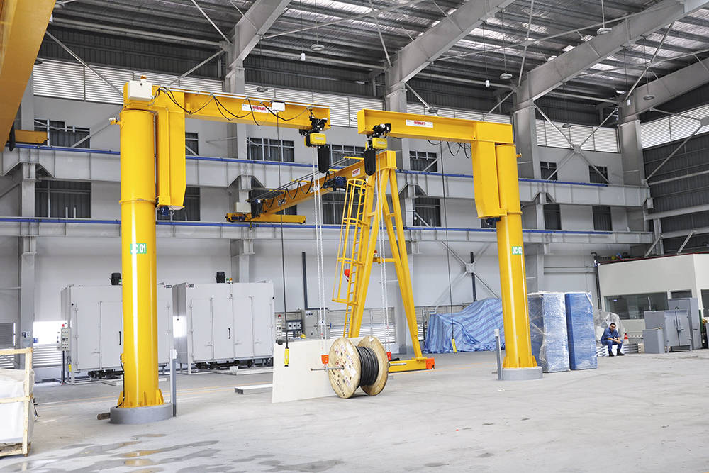 一款定柱式悬臂吊,高效,安全,实用的起重利器!_工作_搬运_空间