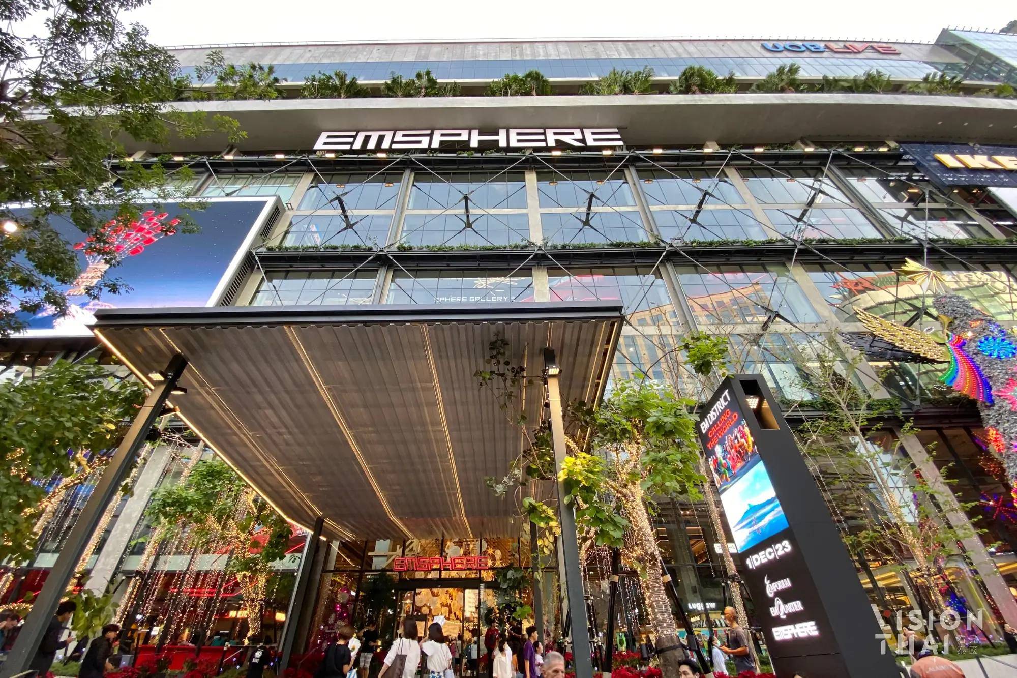 mall集团斥资150亿泰铢打造的曼谷emsphere购物中心,位在由emporium
