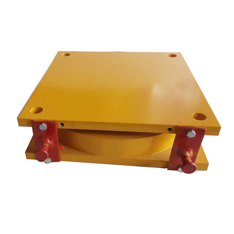 单向活动盆式减震支座 桥梁滑动支座_橡胶_系列_承载力