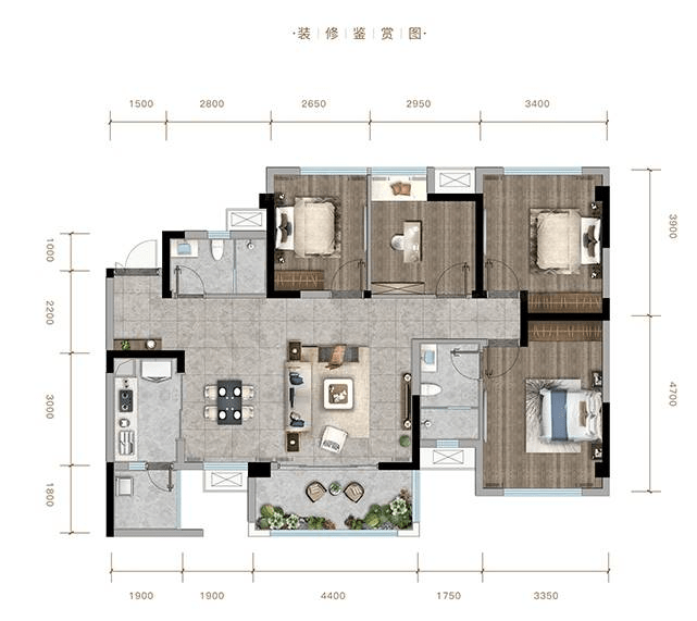 西宸春天户型图图片