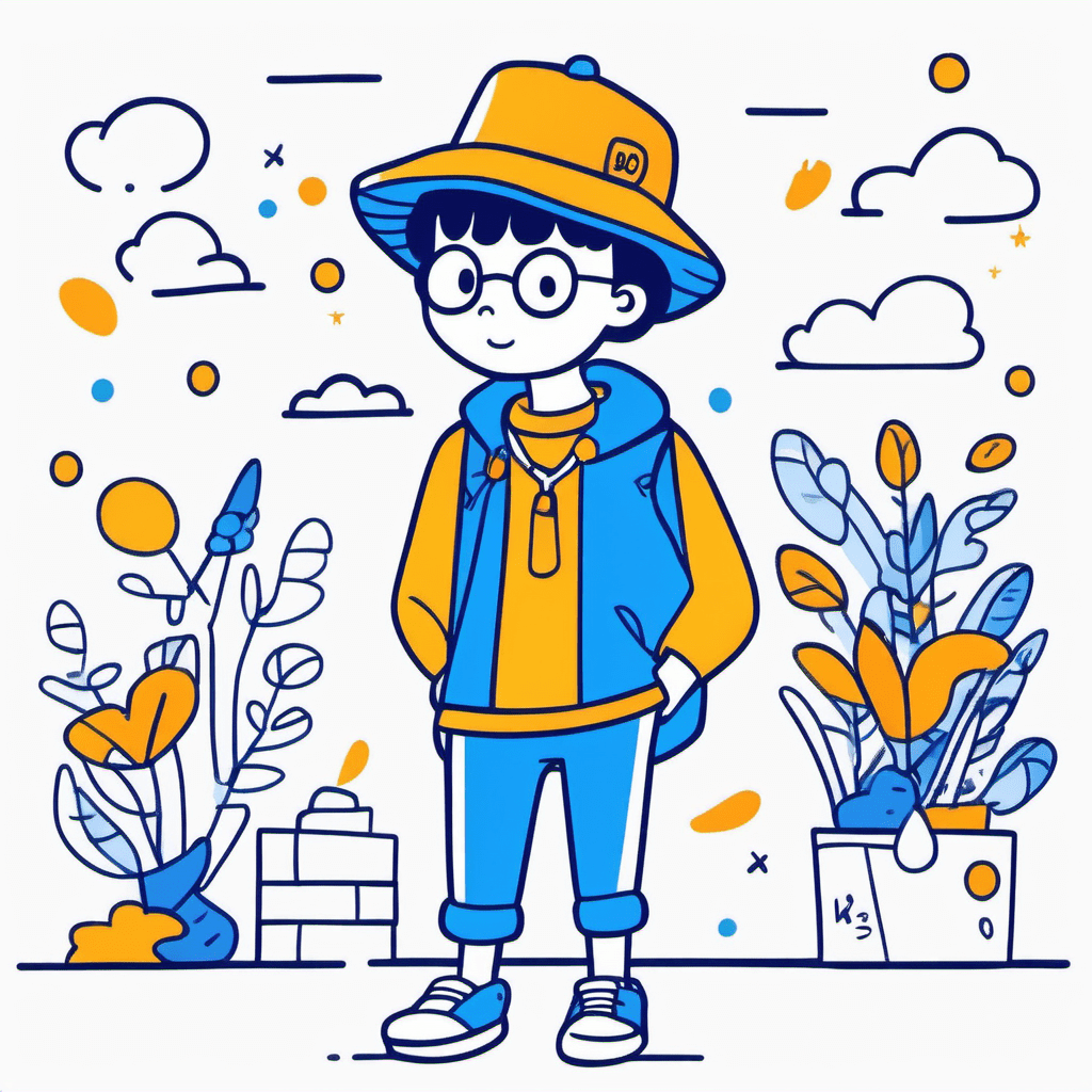 【简单ai】线条风手绘简笔画教程!ai帮你搞定文创产品趣味插画