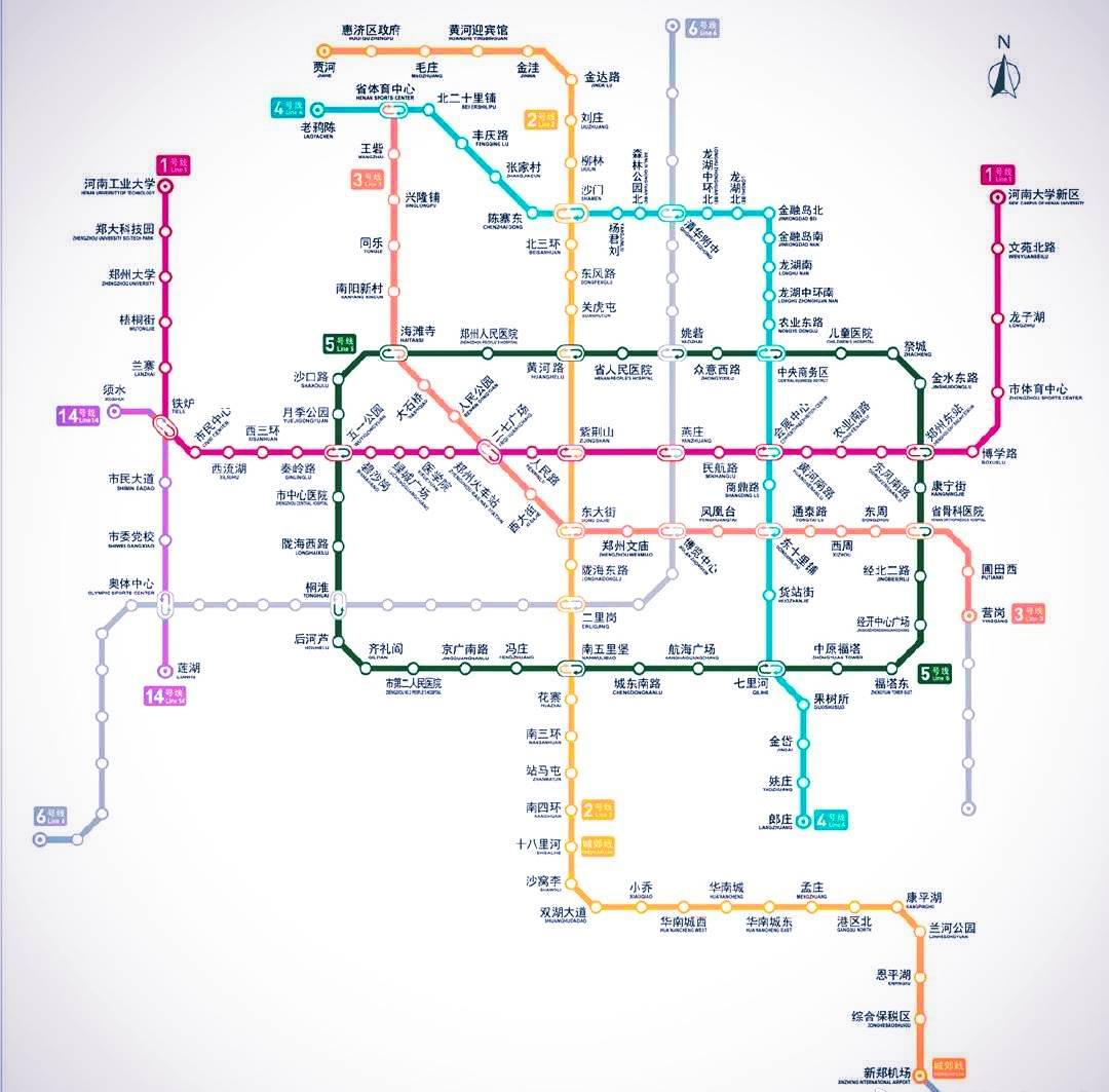 郑州滨河新城地铁图片
