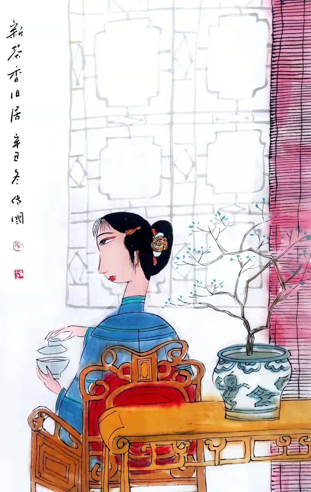 2022中国艺术研究院黎青水墨漫画高研班师生习作