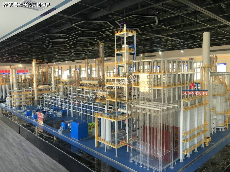 连续重整芳烃抽提联合装置模型 芳烃抽提装置模型 芳烃精馏装置模型