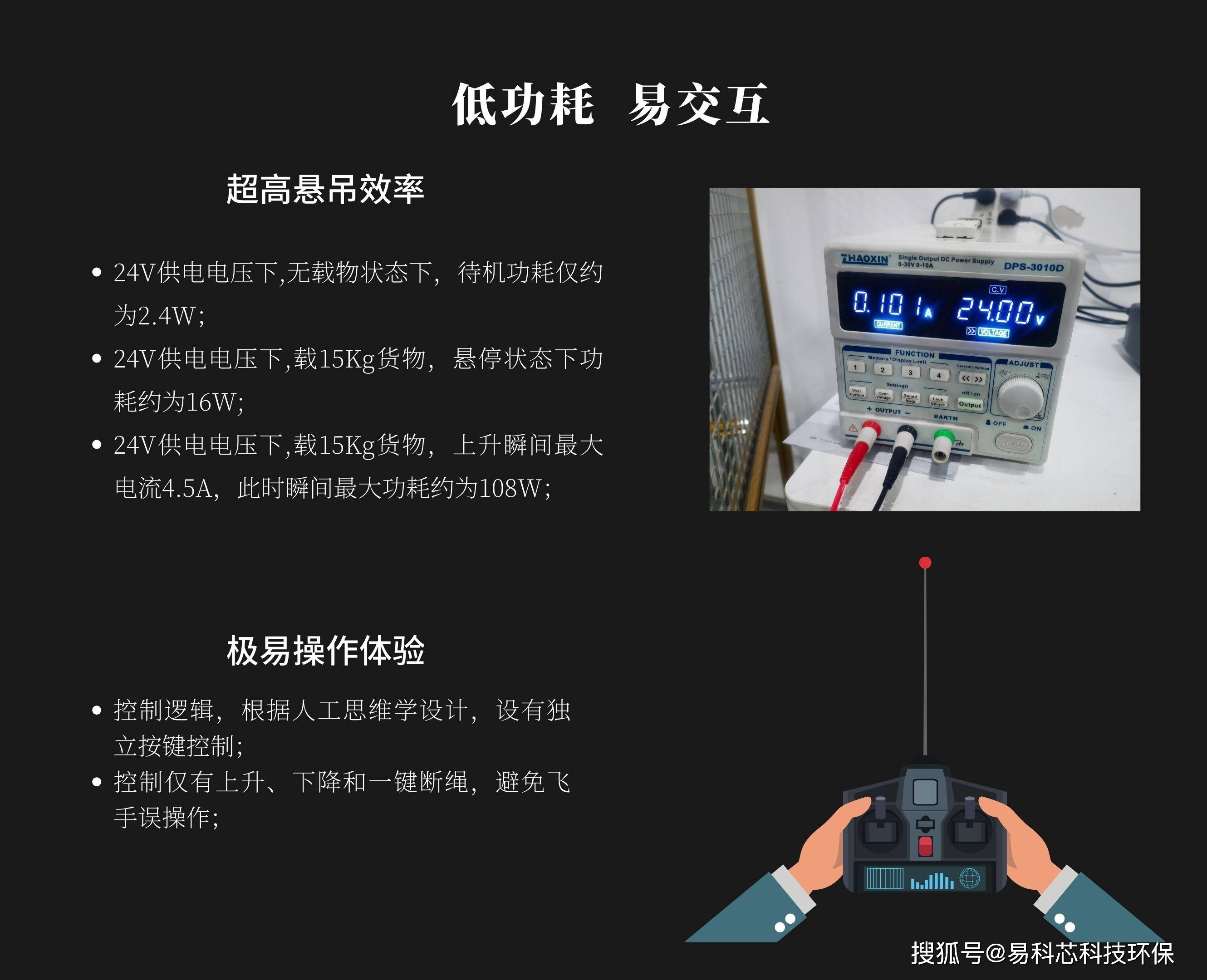 易載eayload 無人機物流運輸懸吊系統無人機緩降器採