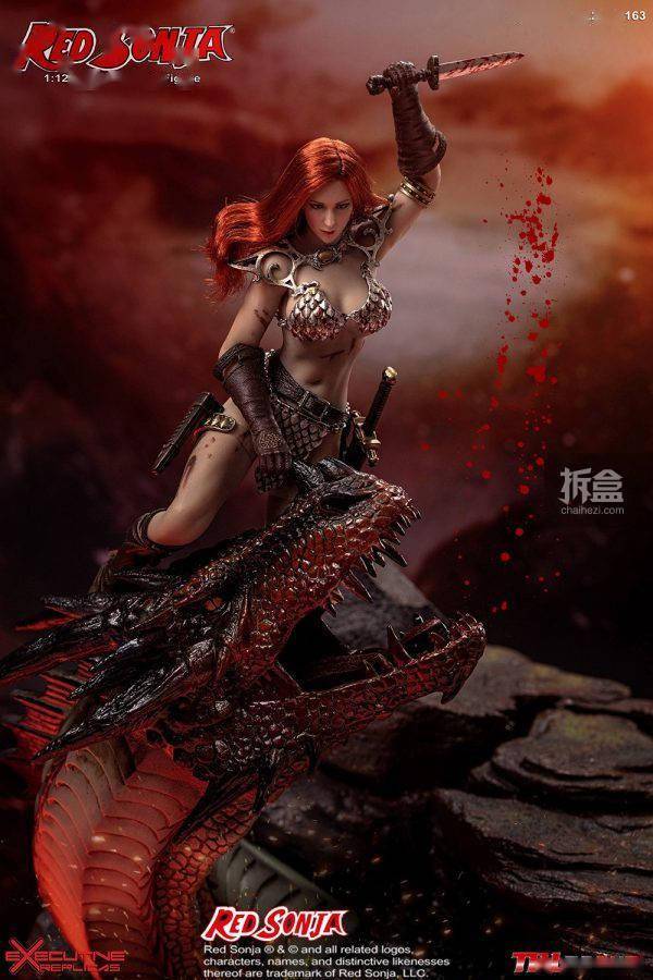 tbleague女王神剑redsonja桑尼亚112可动人偶