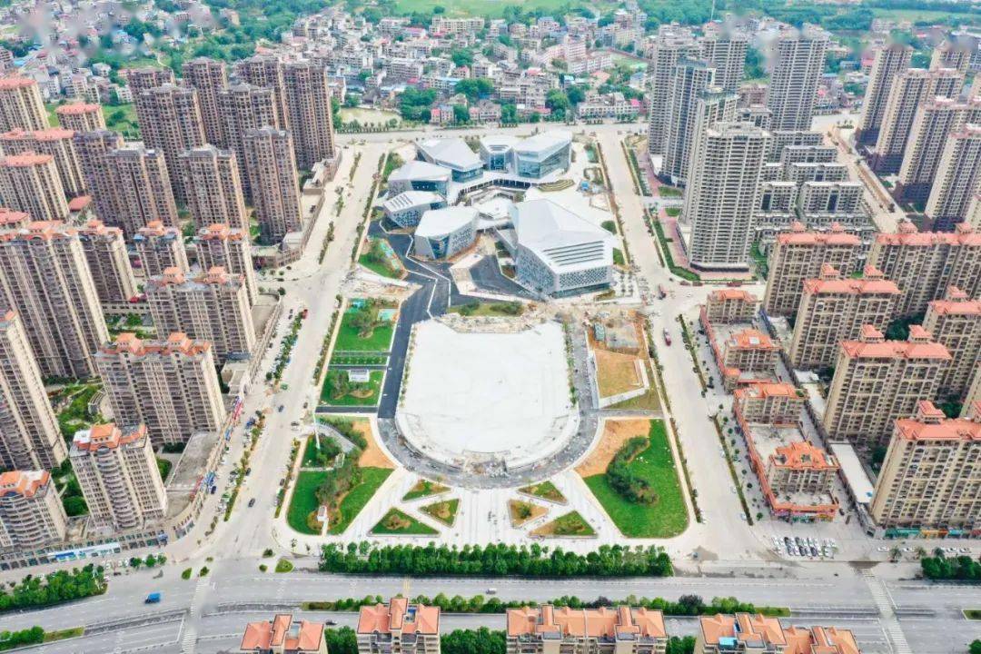 空中俯瞰瑞金市文化艺术中心!(高清大图 航拍视频)
