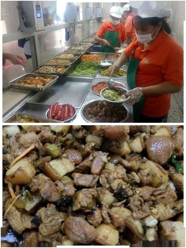 用心用爱营造家的味道水寨中学食堂开饭啦