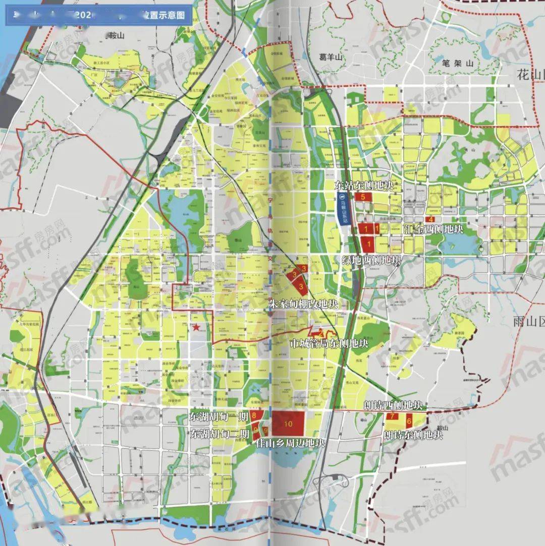 近日,马鞍山市自然资源和规划局又重磅公布了2020年度主城区地块推介