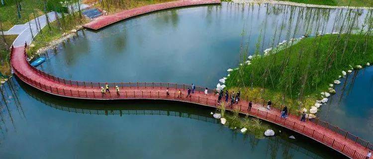 「龐大公園群」空港中央公園包含了運動公園,中心公園鳳翔湖公園,藝術