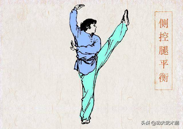 武术基本功平衡动作的训练图解武术协会权威教材