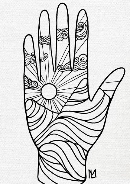 针管笔手绘图形创意十足简单好画又容易出效果