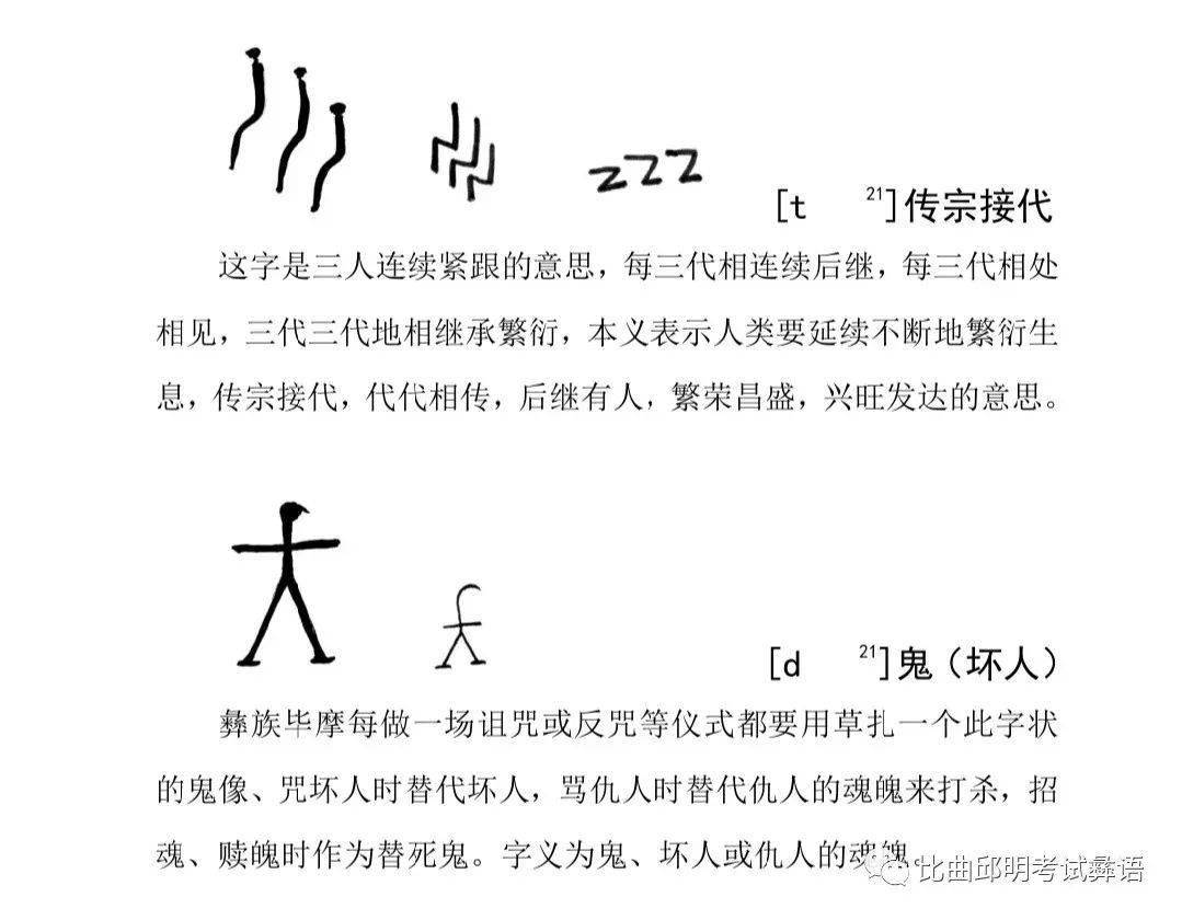 汉彝文字对照图片