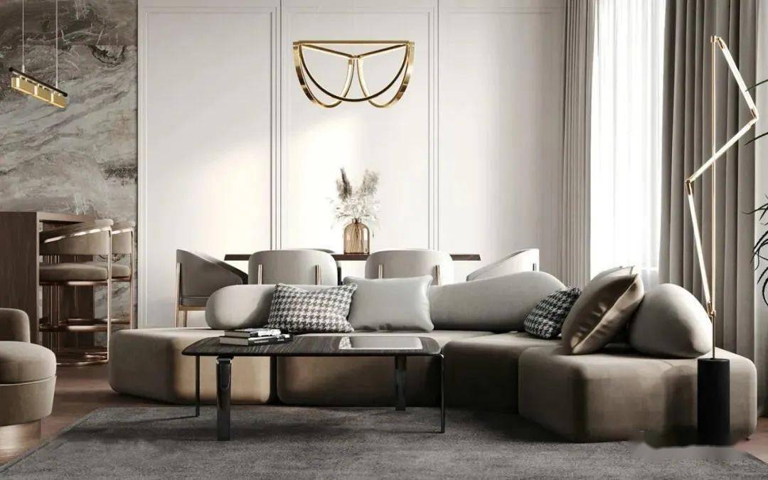 黑胡桃色 黄铜元素=绝美轻奢!