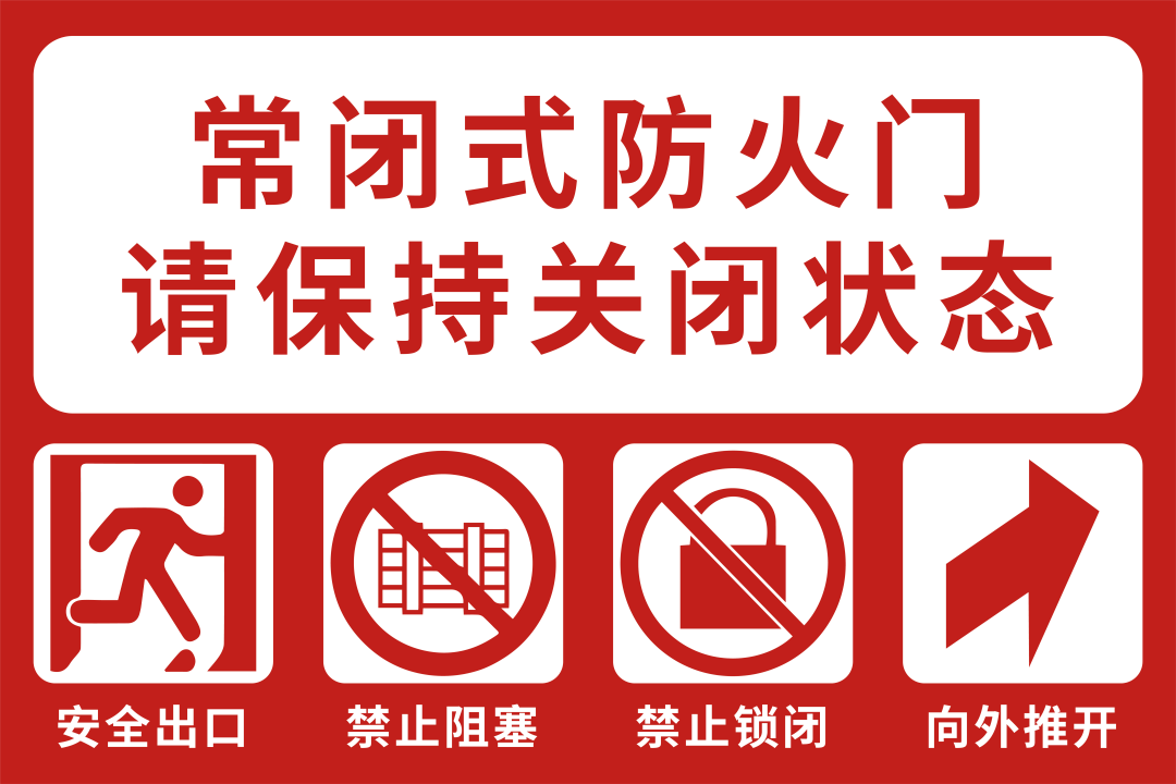 防火门是阻止火势蔓延和烟气扩散的屏障.