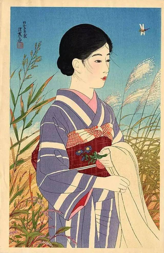 他笔下的美人图纯情似仙女被评为日本国宝级画作看完震撼